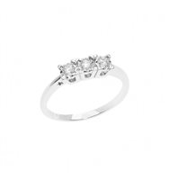 Anello Comete Donna Momenti in Oro bianco Diamante 0.21 Ct ANB2641 - ANB2641